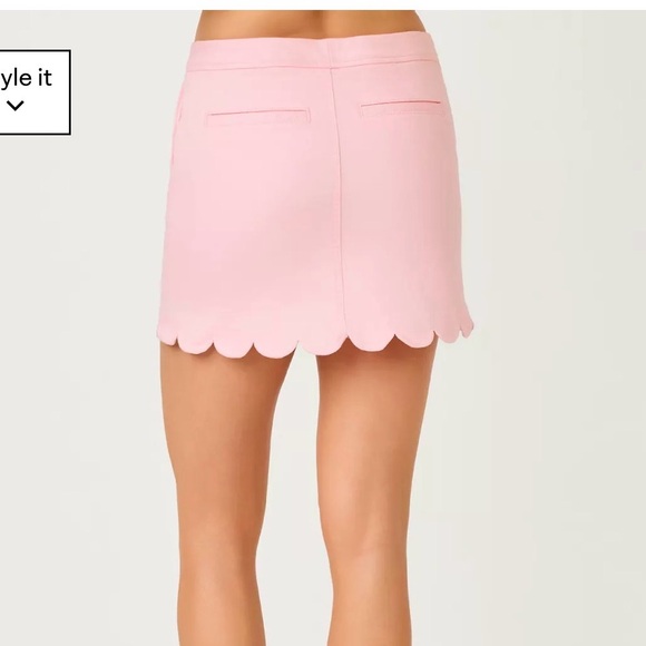 Lilly Pulitzer ~ Colette Denim Skort - Picture 2 of 4